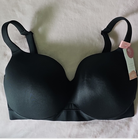CACIQUE Black T-Shirt Bra with Molded Cups COMFORT BLISS 34H brand new BALCONETT